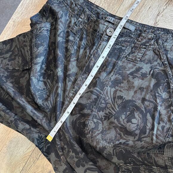 Anthropologie Marrakech Twill Cargo Pants Black Green 30 - Picture 12 of 14